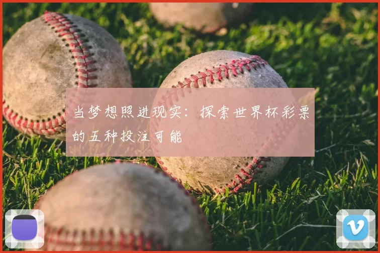 当梦想照进现实:探索世界杯彩票的五种投注可能