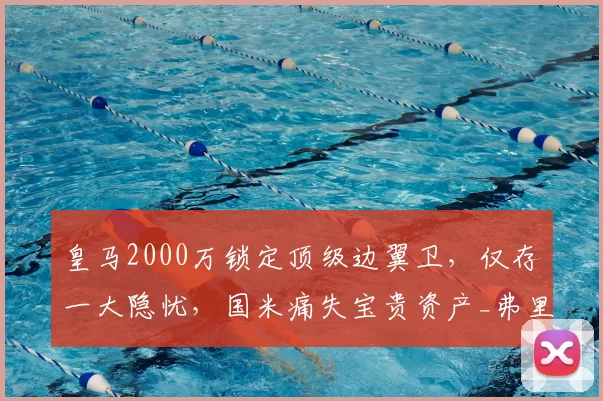 皇马2000万锁定顶级边翼卫，仅存一大隐忧，国米痛失宝贵资产_弗里斯_罗马_意甲